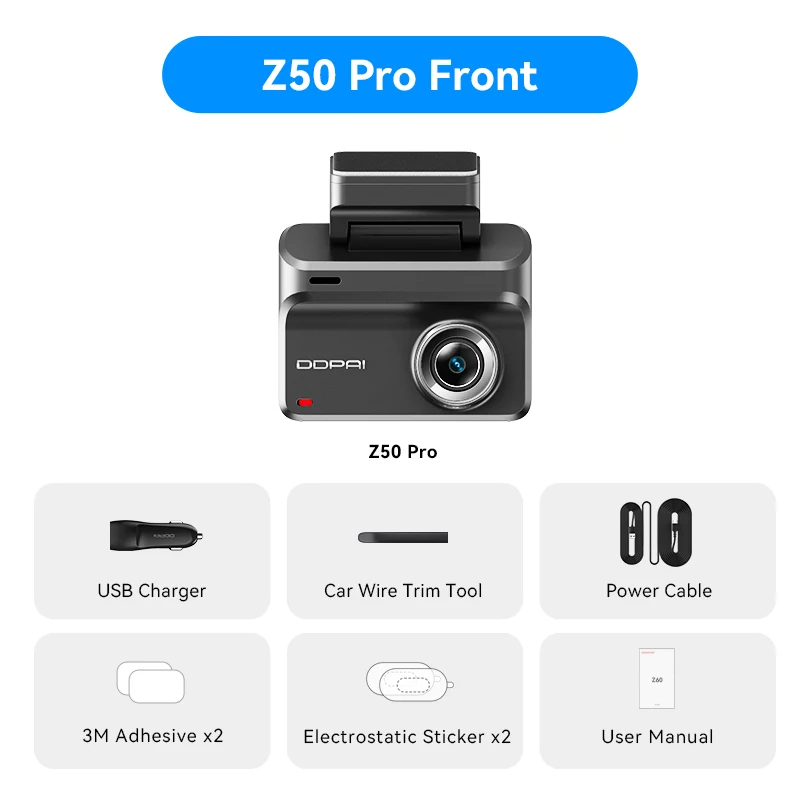 DDPAI Z50 Pro 4K Dash Cam